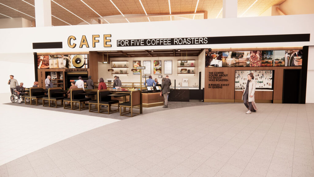 Iconic New York Brands Will Join Line-Up of Food and Beverage Concessions at Terminal 6 New York Airport For Five Coffee Roasters at JFK Airport