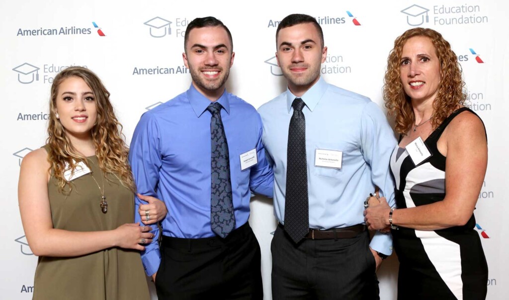 American Airlines Education Foundation Invests in Employees’ Children by Awarding More Than $800,000 in College Scholarships Francesca Joseph Nicholas and Marcia Antonello Metropolitan Airport News