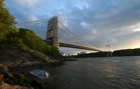 For Earth Month, A Call to Bridge the Past and Future PANYNJ George Washington Bridge NYC