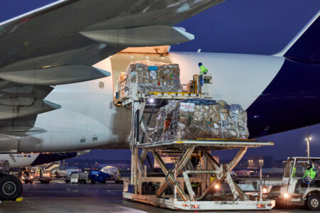 Lufthansa Cargo Boeing 777 freighter brings urgently needed relief supplies to crisis region