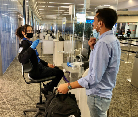 TSA Prepared for Summer Travel Out of LaGuardia Airport ID check at LGA Airport