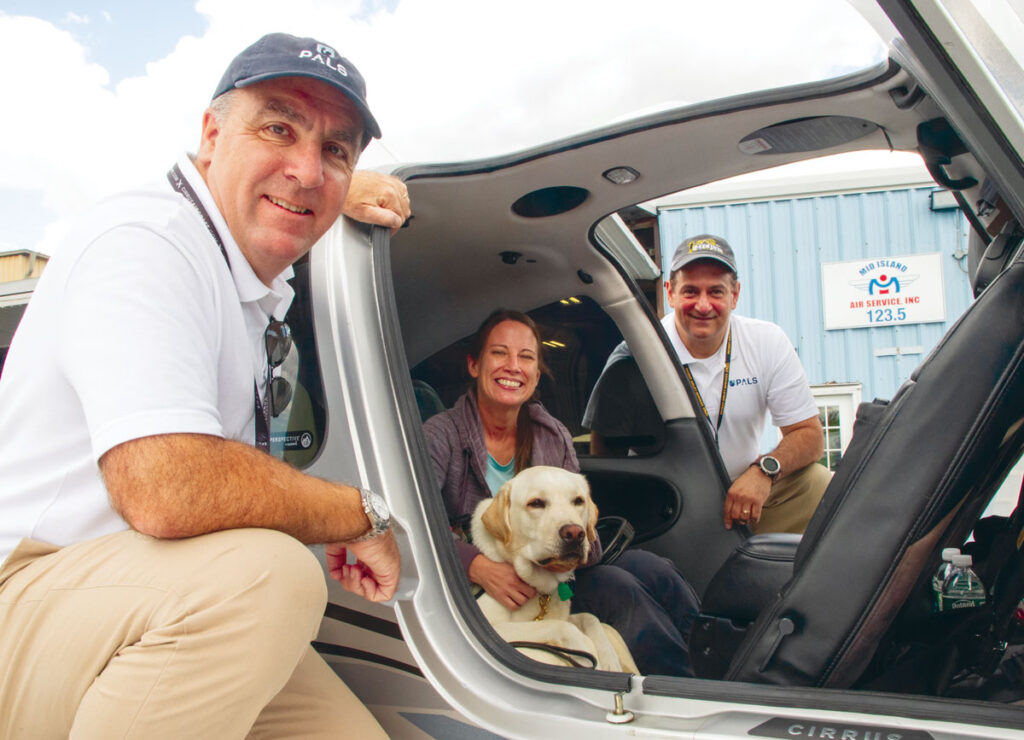 Army Captain Theresa Reer, finds strength and support from her new best friend, Oscar. Free veteran flights from PALS made sure the two got togther. 