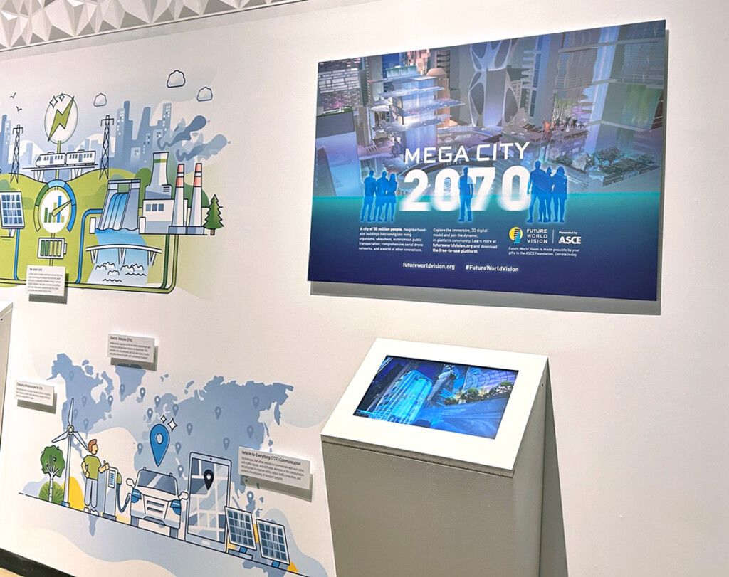 Interactive display Engineering the Future Metropolitan Airport News