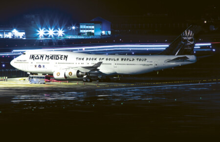 Celebrity Pilots: Living the Dream of Flight Uniquely-livered 747-400 ‘Ed Force One’ piloted by Iron Maiden front man and aviation enthusiast, Bruce Dickinson.