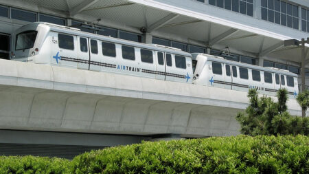 Alstom Signs a Seven-Year Contract Extension to Operate and Maintain JFK AirTrain Alstom’s AirTrain has been transporting millions of passengers and employees between JFK Airport terminals since 2003 (ALSTOM)