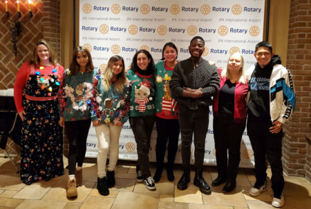 JFK Airport Rotary Celebrates the Holiday Season 2021