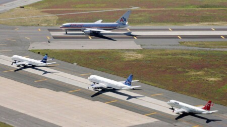 Port Authority Earns Global Recognition for Carbon-Emission Efforts at All Five Agency Airports JFK Airport Runway Metropolitan Airport News