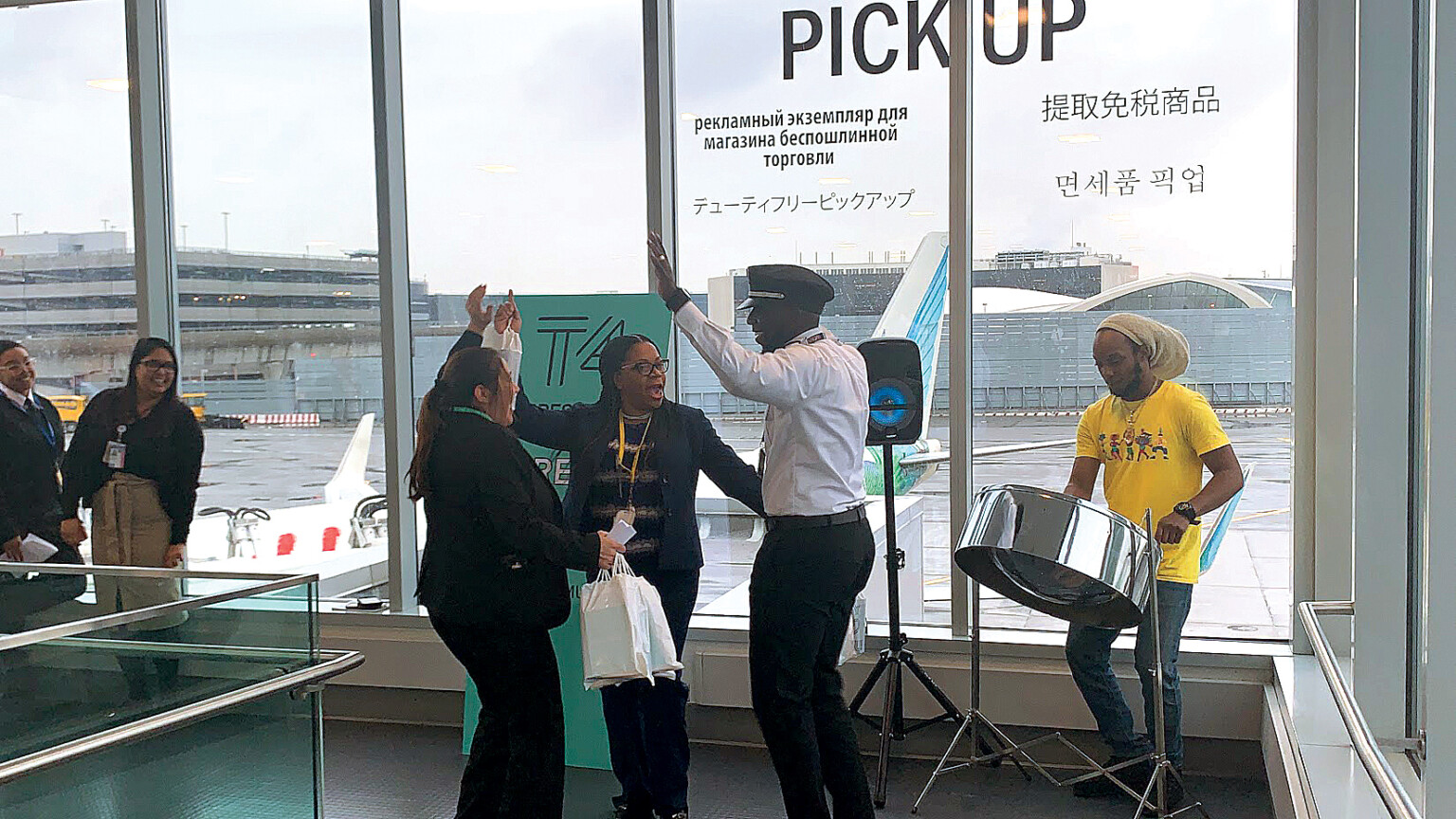 JFK Airport’s Terminal 4 Celebrates Carnival With Customers JFK Airport's Terminal 4 Celebrates Carnival With Customers