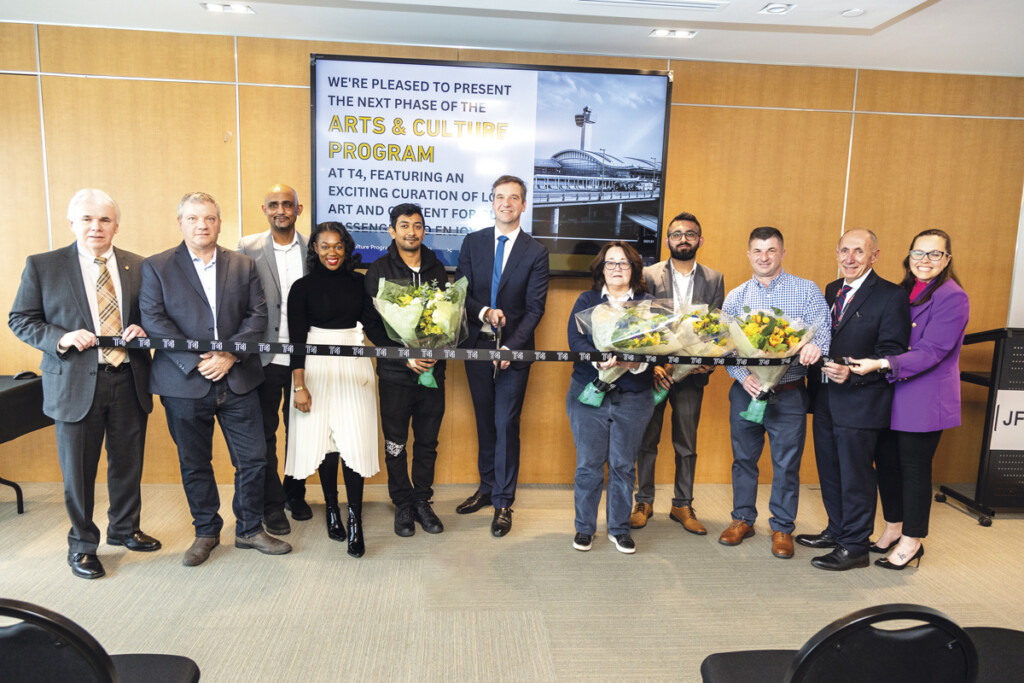 JFK T4 Arts & Culture Program Ribbon Cutting