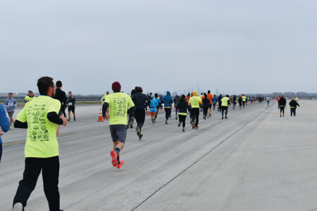 Cold Temperatures and Brutal Winds Didn’t Stop Rotary’s 5K Runners at JFK JFK Runway Run 2018 4 Metropolitan Airport News