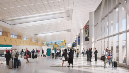 JFK T6 check-in area
