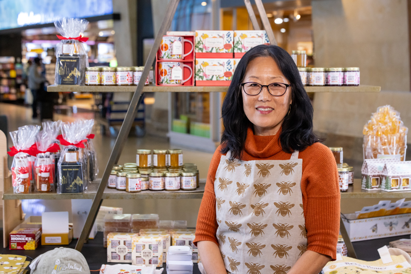 Small Business Retail Accelerator at JFK's T8 Creates Economic Opportunities for Local Entrepreneurs in Airport Concessions Programs New York Airport Ruth Harrigan, Owner, Honeygramz