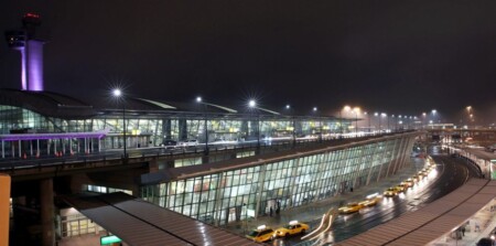 JFK Airport’s Terminal 4 Enhances Airline Operations JFK Terminal4 Nightshot 1 Metropolitan Airport News