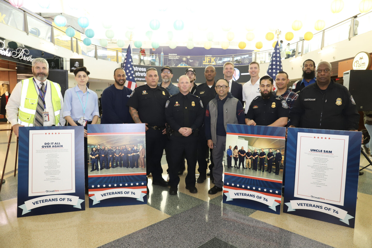 JFKIAT Collaborates With CreatiVets to Honor Veterans at JFK’s Terminal 4