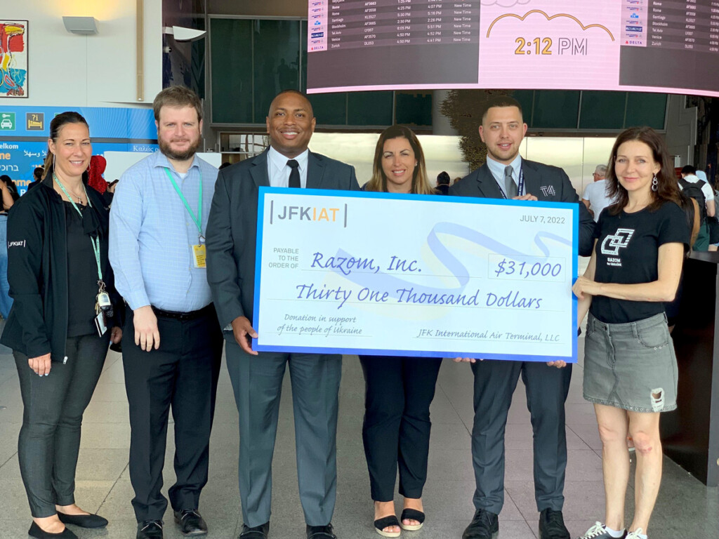 JFKIAT Donates $30k to Support Citizens of Ukraine
