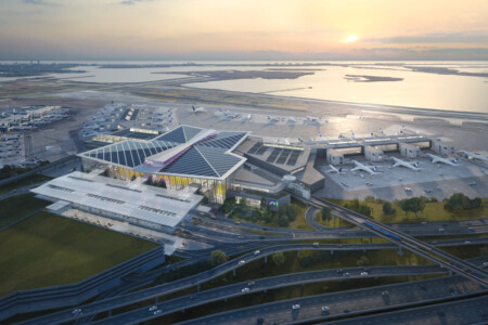 ADB SAFEGATE Awarded Contracts for The New Terminal One at JFK Airport JFK NTO Renderings 1 Metropolitan Airport News