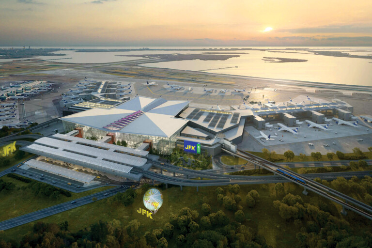 Ferrovial Agrees to Acquire a Stake In JFK Airport New Terminal One Consortium JFK T1 Exterior View Metropolitan Airport News