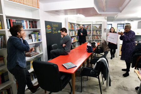 JetBlue Provided $75,000 in Grants to Behind the Book in New York City.