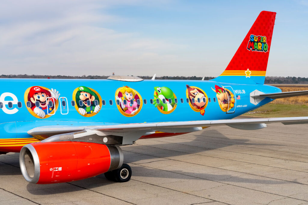 JetBlue Nintendo Super Mario