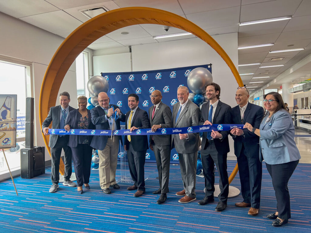 JetBlue Celebrates 25 Years of Bringing Humanity Back to Air Travel JetBlue Birthday Ribbon Cutting JFK Metropolitan Airport News