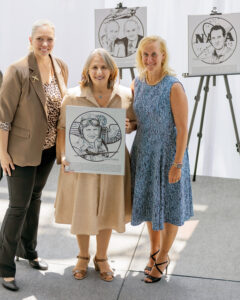 (L.-R.): Jennifer Baxmeyer, Executive Director, Cradle of Aviation Museum; Julia Lauria-Blum, Editor-In-Chief, Metropolitan Airport News; Anne D. Shybunko-Moore, CEO and Owner, GSE Dynamics Inc.