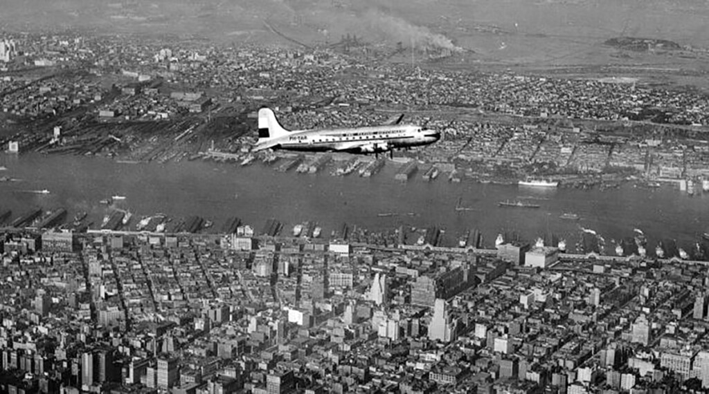 KLM Marks 75th Anniversary Flying Into New York