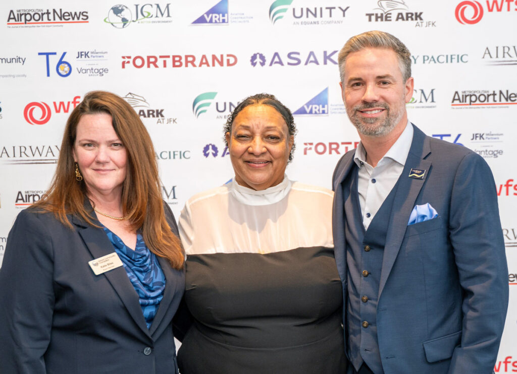 Katie Bliss, President, Aqueous Solutions; Yvette Greene, Cresent Consulting, and Terminal 6 CEO Steve Thody.