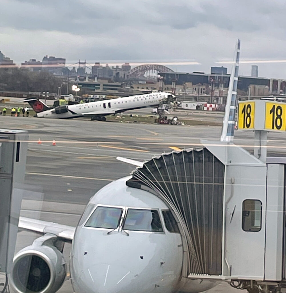 LGA Airport Air Canada Crash
