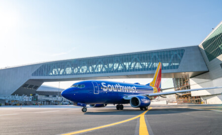 LaGuardia Airport Opens Final Two Gates and Remainder of Taxiway at New Terminal B LGA Terminal-B Skybridge Southwest Airlines