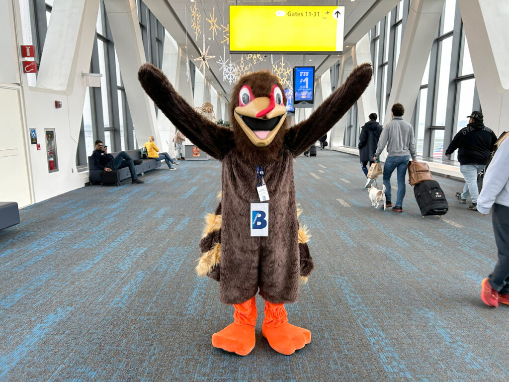 The LGA Terminal B Turkey Greets Guests Traveling for the Holiday New York Airport LGA Terminal B Turkey Metropolitan Airport News
