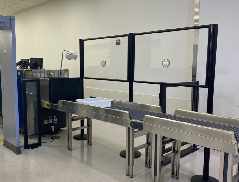 TSA is installing acrylic barriers at LaGuardia Airport to help protect passengers and workforce from coronavirus
