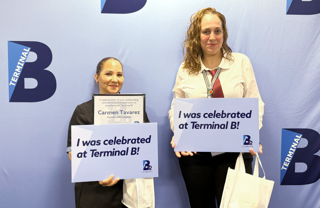 L-R: Carmen Tavarez, Janitorial, ABM; Jessica Roman, Brooklyn Diner, SSP.