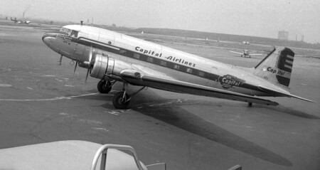 Capitol Air Capitol Airlines DC-3 at LaGuardia Airport.