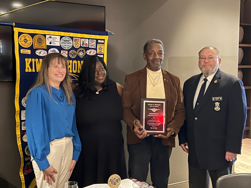 LaGuardia Airport Kiwanis Club Awarded Civil Air Patrol Brewer Award 2 Metropolitan Airport News