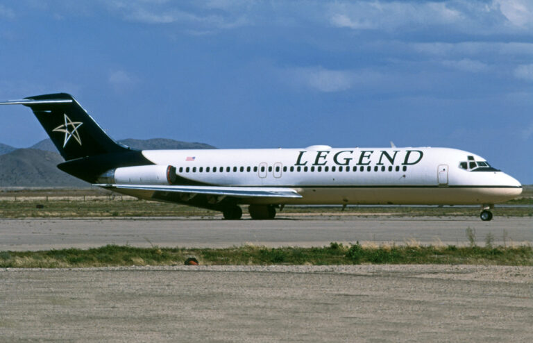 Air 1 and Legend: A First-Class Pair Legend Airlines McDonnell Douglas DC-9-32