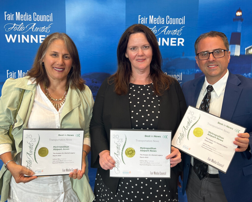 Metropolitan Airport News Wins Fair Media Council Award Metropolitan Airport News Wins Folio Award