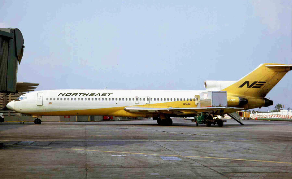 Northeast Yellowbirds New York Airport Northeast Airlines Boeing 727