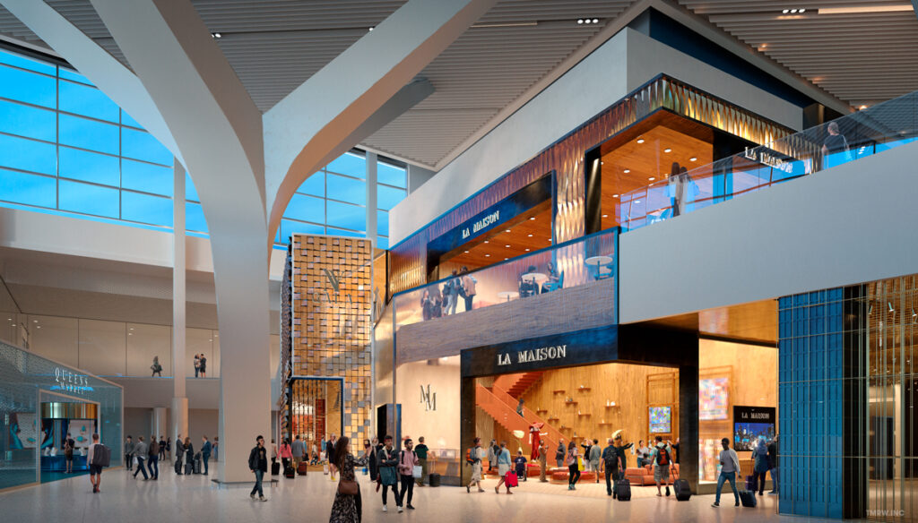 The New Terminal One at JFK and Air China Team Up to Elevate Travel Experience for Chinese Customers New York Airport JFK New Terminal One Retail Space