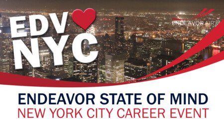 Endeavor Air to Host NYC Hiring Event at American Airpower Museum NYC Event Flyer Metropolitan Airport News