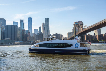 The Rockaway Ferry: An Inexpensive Way to Tour New York Bay NYC Ferry and Downtown Manhattan Skyline with Brooklyn Bridge