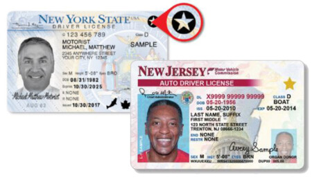 New York New Jersey REAL-ID- license
