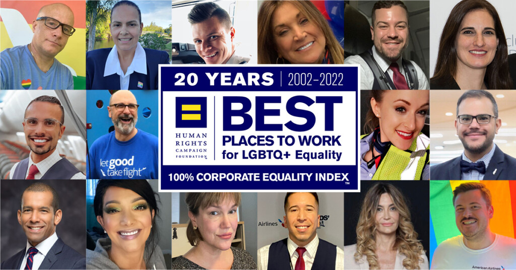 American Airlines Earns Perfect Score on Corporate Equality Index Over the Last Two Decades