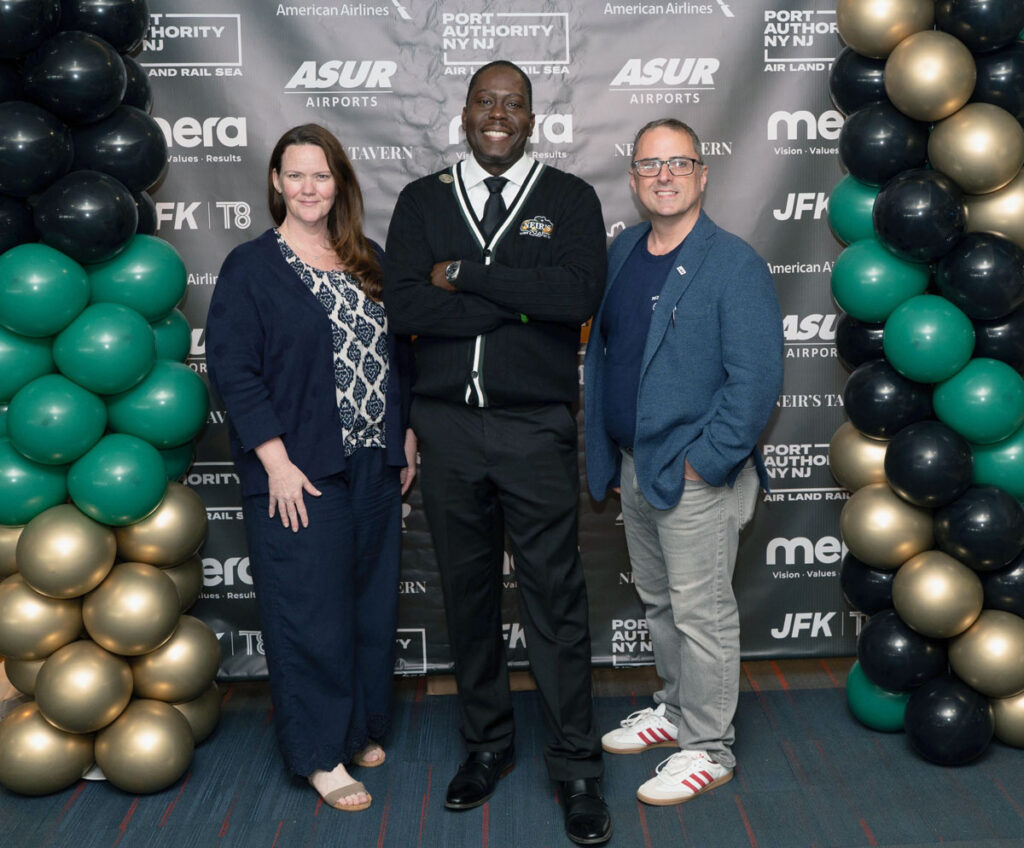 From Near-Closure to JFK Airport: The 'Miracle' Second Act of Neir’s Tavern New York Airport (L.-R.): Katie Bliss, Loycent Gordon, Raymond Ringston