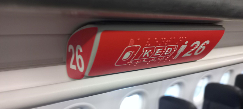 Numeracion en Braille Avianca Metropolitan Airport News
