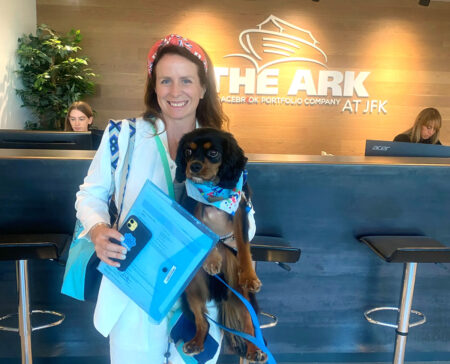 PadsPass co-founder Lauren Anders Brown at The ARK at JFK