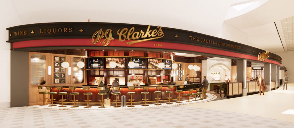 Iconic New York Brands Will Join Line-Up of Food and Beverage Concessions at Terminal 6 New York Airport P.J. Clarke’s at JFK Airport