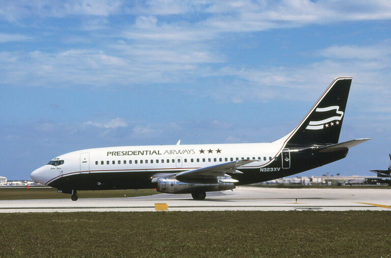 Capital Connections With Presidential Airways Presidential Airways Boeing 737-200