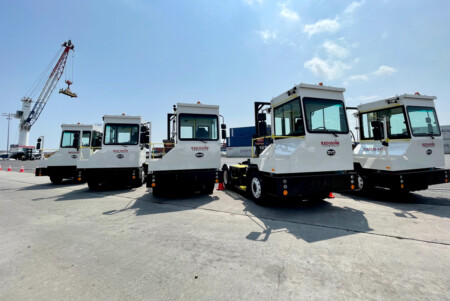 Red Hook Container Terminal BYD Motors heavy-duty zero-emission battery electric terminal tractors