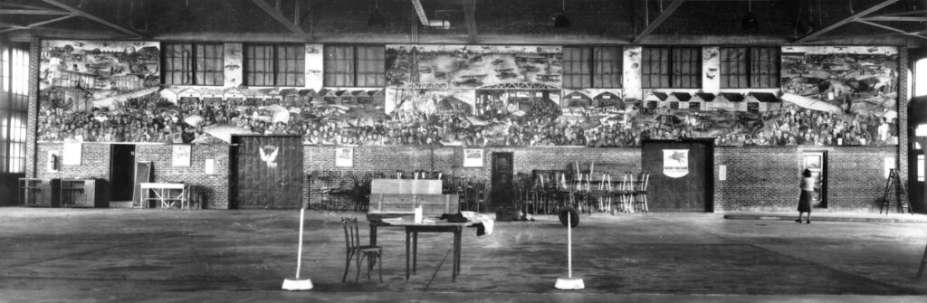 Rhonie MuralPanorama c. 1938 Metropolitan Airport News