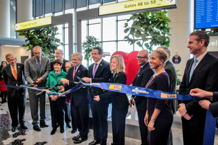 Skanska USA Celebrates Opening of First New Gates in LaGuardia Airport Redevelopment Skanska USA LaGuardia Airport